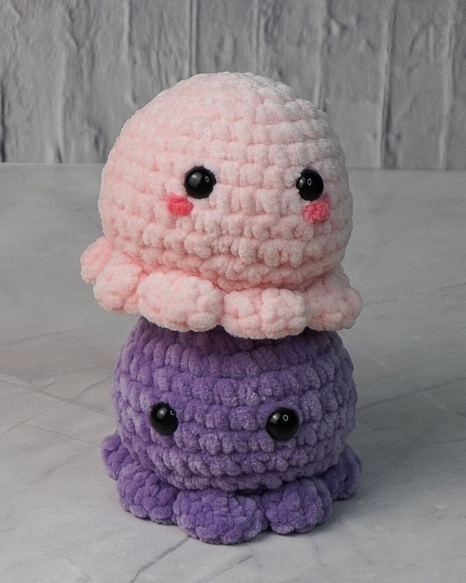 Squishy the Octopus – Crochet Octopus Plushie | Handmade Amigurumi Toy