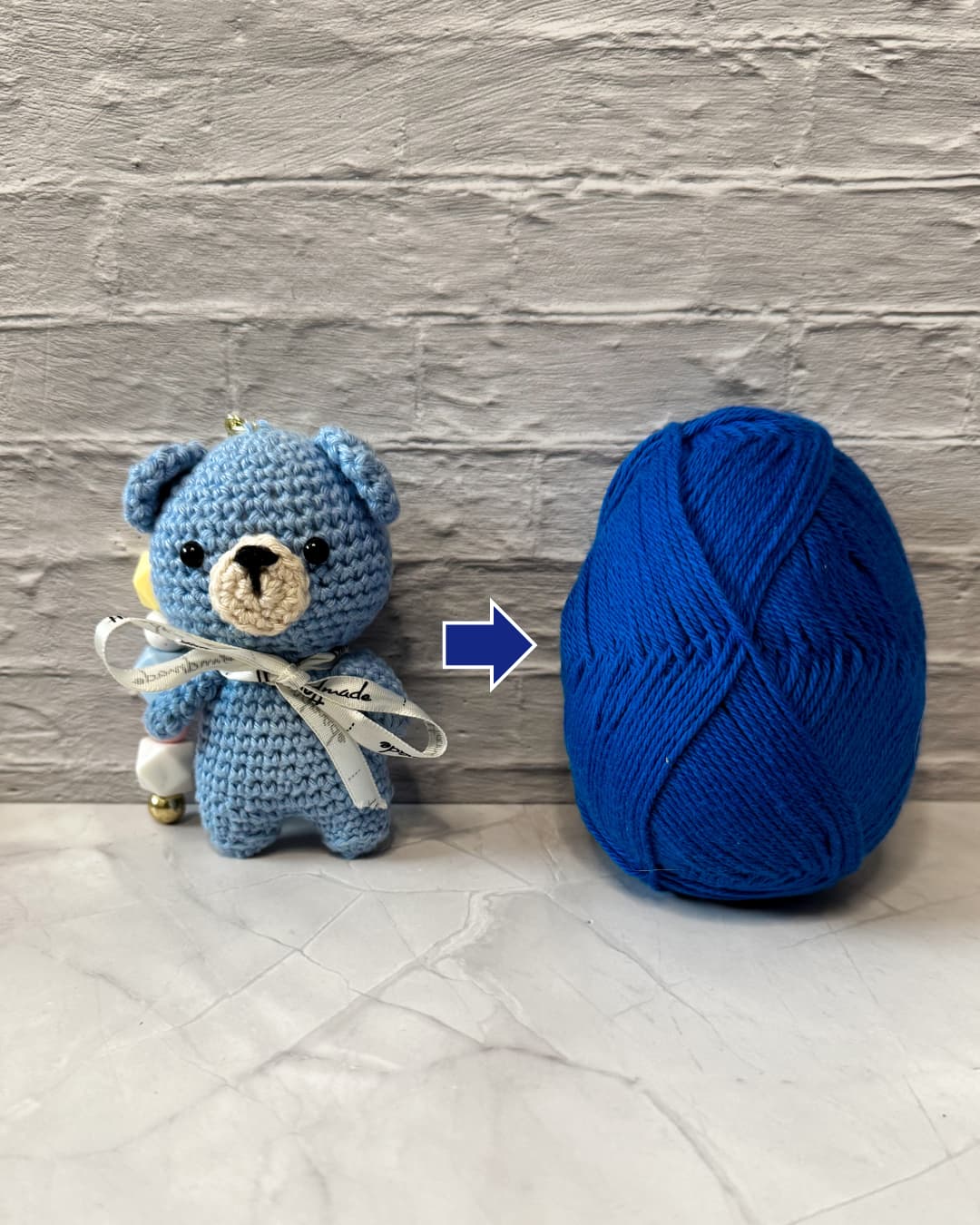 Beanie de Beer – Gehaakte Beren Sleutelhanger | Handgemaakte Amigurumi Knuffel