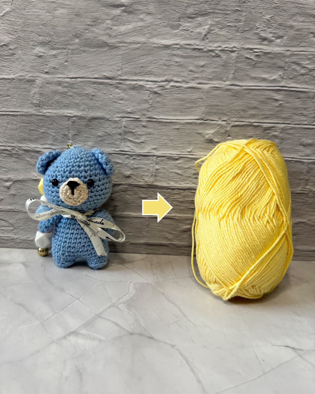 Beanie de Beer – Gehaakte Beren Sleutelhanger | Handgemaakte Amigurumi Knuffel