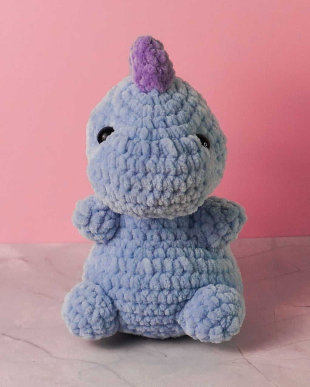 Nugget de Dino – Gehaakte Dinosaurusknuffel | Handgemaakt Amigurumi Speelgoed