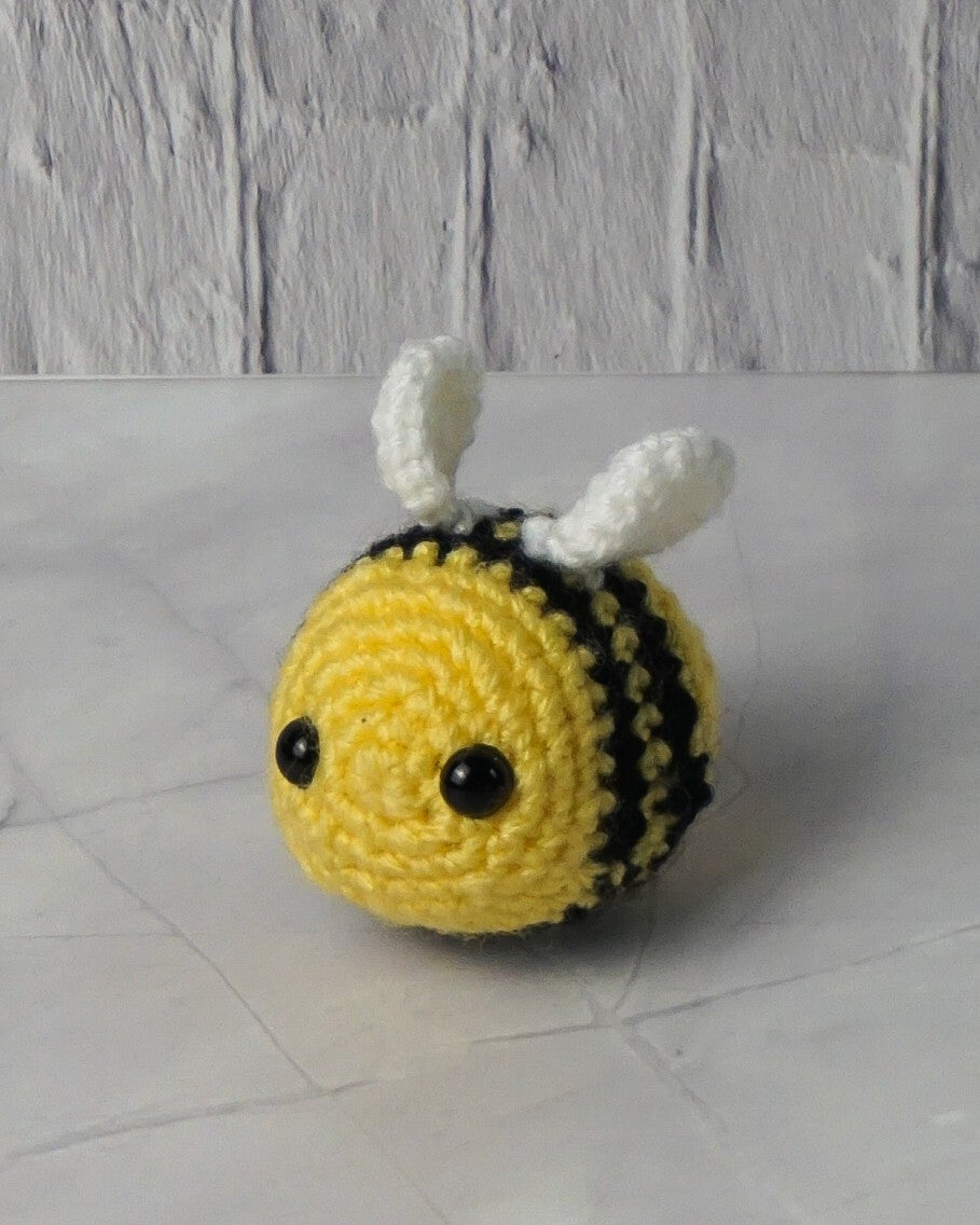 Bibi de Bij - Mini Gehaakte Bij | Handgemaakte Amigurumi Knuffel