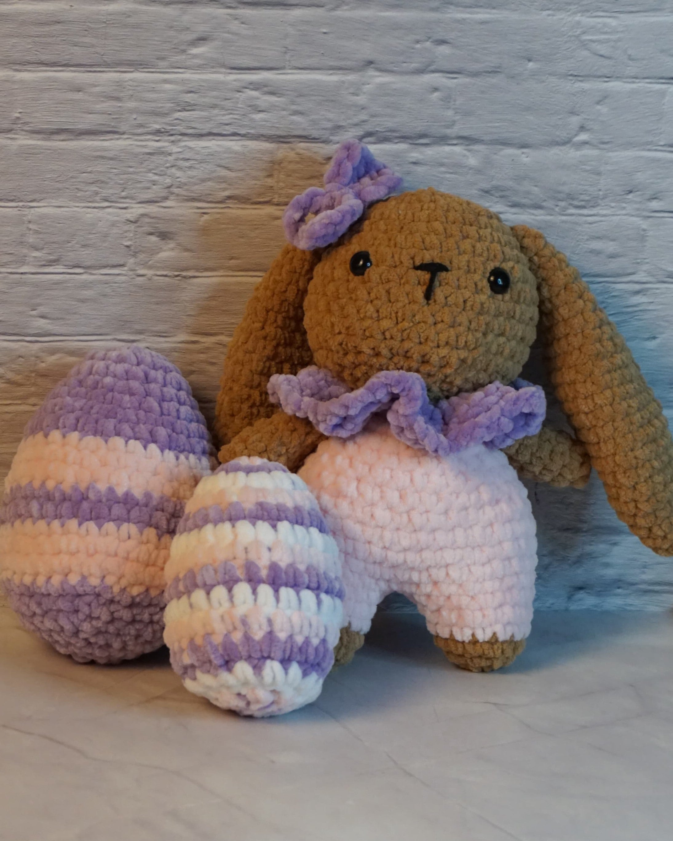 Lottie het Konijn – Gehaakt Konijnenknuffeltje | Handgemaakt Amigurumi Speelgoed