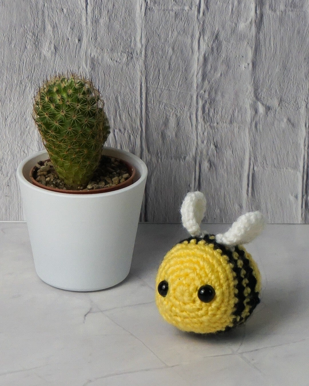 Bibi de Bij - Mini Gehaakte Bij | Handgemaakte Amigurumi Knuffel