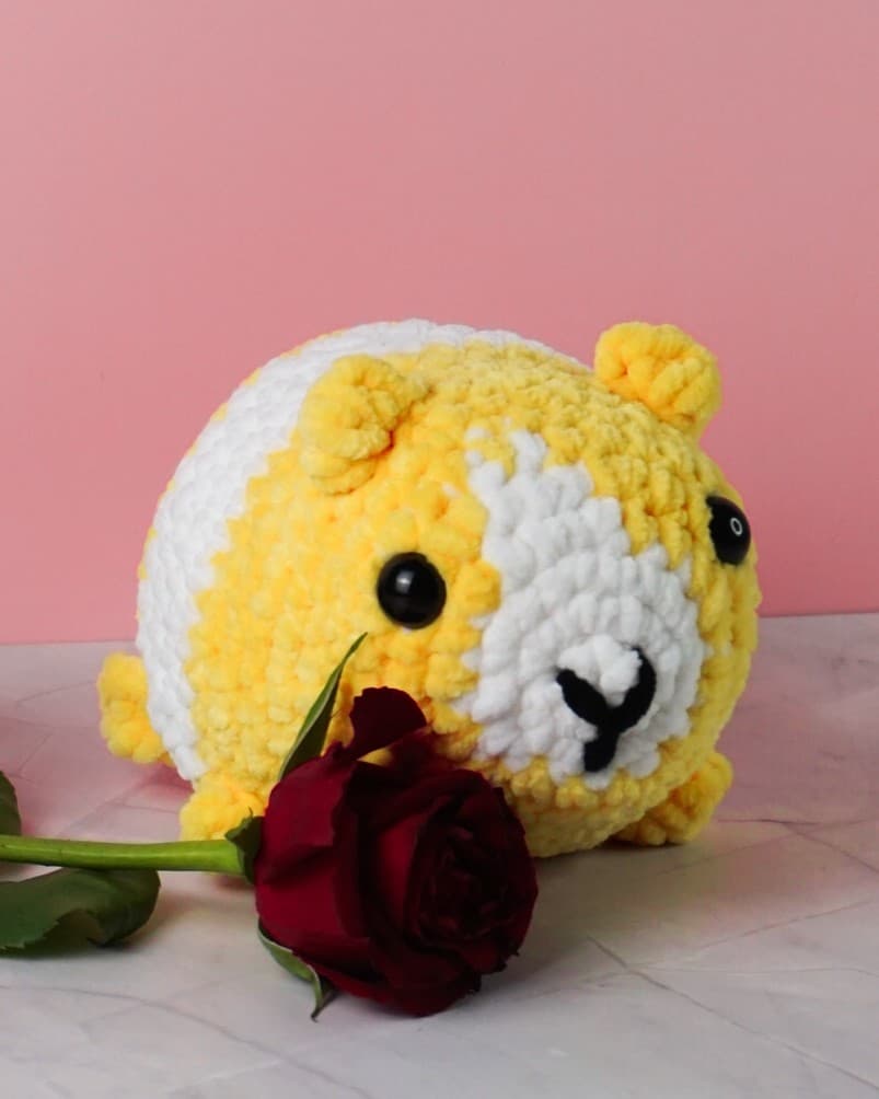 Nibbles het Caviaatje – Gehaakte Cavia Knuffel | Handgemaakt Amigurumi Speelgoed