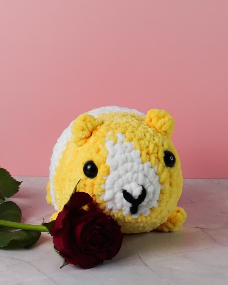 Nibbles het Caviaatje – Gehaakte Cavia Knuffel | Handgemaakt Amigurumi Speelgoed