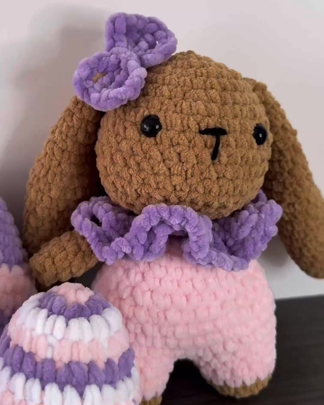 Lottie the Bunny – Crochet Bunny Plushie | Handmade Amigurumi Toy