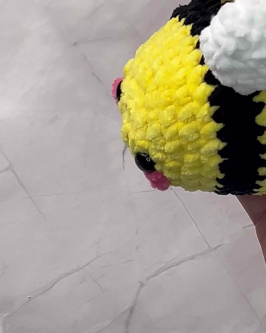 Bumble the Bee - Gehaakte Bij Knuffel | Handgemaakt Amigurumi Speelgoed